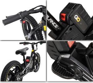 DRAISIENNE, VELO ELECTRIQUE enfant, 250 watts, roues 16, jaune