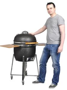 Barbecue en céramique haut de gamme type Kamado – cuisson japonaise multifonction