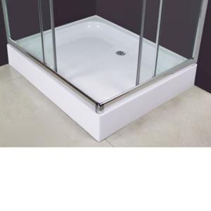 CABINE de DOUCHE ANGLE 100 x 80 cm, avec receveur