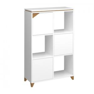 ETAGERE bibliothque, BLANCHE, gamme ELEGANT