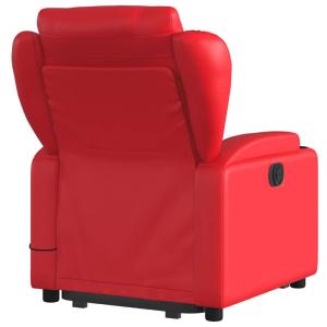 FAUTEUIL massant et chauffant, électrique en cuir rouge, modèle REDCOOL1