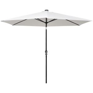 PARASOL Lumineux à LED solaires inclinable, 300 cm, 2 coloris