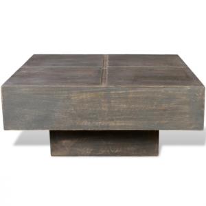 Table basse en bois de mangue, 2 teintes