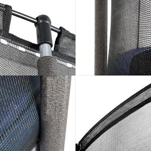 TRAMPOLINE 490 cm, complet, haute qualité, bleu