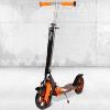 Trottinette design, pliable, orange et noir