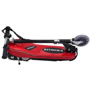 TROTTINETTE électrique rouge, 120 W, pliable, avec éclairage LED