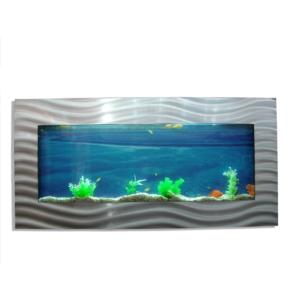AQUARIUM mural 1130x650x110 mm, aluminium/verre