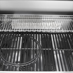 Barbecue à Gaz Inox KANSAS 6 Brûleurs 21 kW avec Brûleur Infrarouge, Brûleur Latéral et Housse
