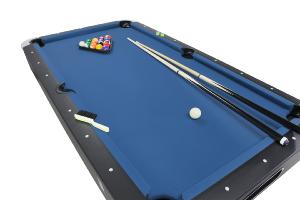 BILLARD type PRO 6 Ft, Noir, 3 coloris de tapis