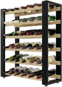 CASIER à vin, bois, design, de 36 bouteilles