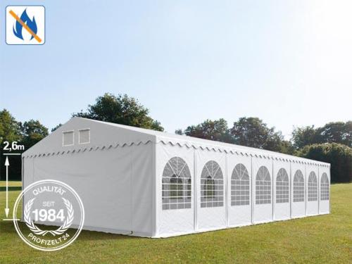 CHAPITEAU PROFESSIONNEL ELITE en PVC blanc, 600 gr, ignifugé