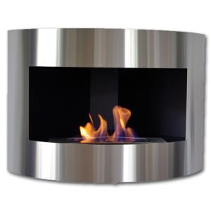 Cheminée bioéthanol d’angle MERCURE – Murale – 2,25 kW, 3 coloris
