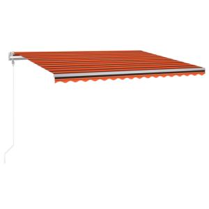 STORE BANNE 400 x 350 cm, électrique, détecteur de vent, LED