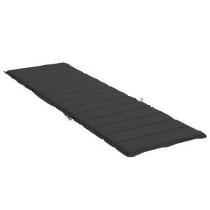 COUSSIN pour transat de jardin 200 cm, noir
