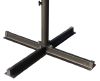 PARASOL aluminium, XXL 600 cm de diamètre, 8 coloris