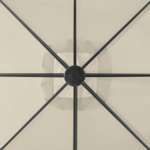 PARASOL double, XXL Aluminium, 600 x 300 cm, beige