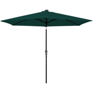 PARASOL Lumineux à LED solaires inclinable, 300 cm, 2 coloris