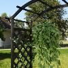 PERGOLA jardin en bois avec 2 portillons, 3 coloris