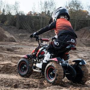 QUAD ELECTRIQUE ENFANT, 800 Watts, noir et bleu