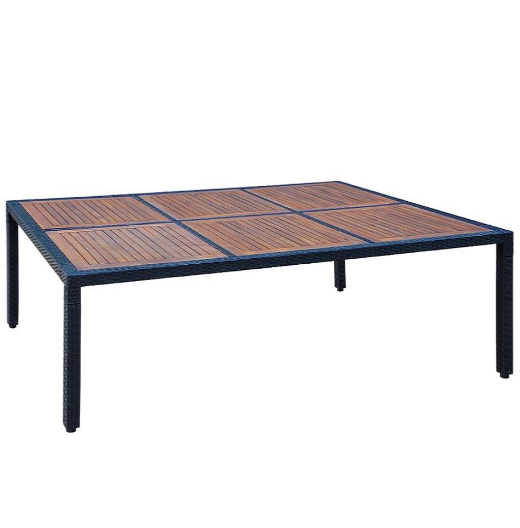 Table De Jardin Resine Tressee 6 Personnes Achat Vente Pas Cher