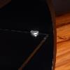 TABLE basse, meuble d'appoint, modèle ELLIPSE, Noir