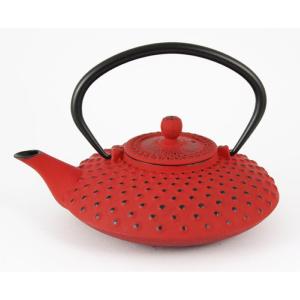 THEIERE en fonte, coloris rouge