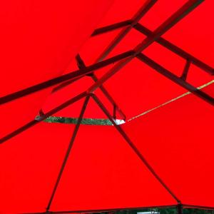 Tonnelle de Jardin 3 x 4 m avec Éclairage LED Solaire et Rideaux