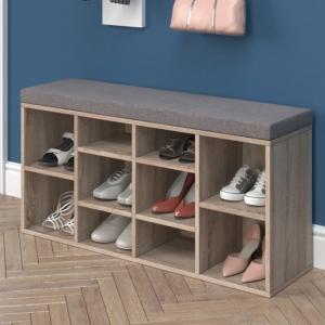 BANC avec espaces de rangement pour chaussures, 2 coloris