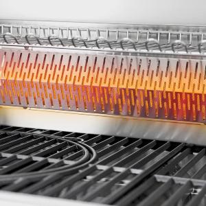 BARBECUE gaz XXL luxe, fabriqué en INOX, 8 brûleurs