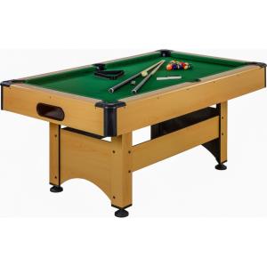 BILLARD PRO 6 Ft, Bois clair érable, tapis vert