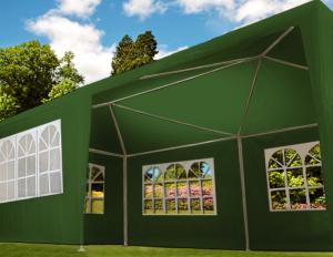 CHAPITEAU 6 x 3 m, toile verte