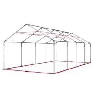 CHAPITEAU PROFESSIONNEL ELITE en PVC blanc, 600 gr, ignifugé