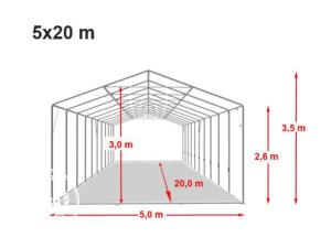 CHAPITEAU PRO ELITE en PVC 600 gr 16 tailles