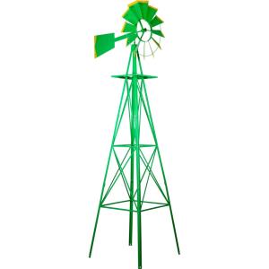 EOLIENNE en acier galvanisé, 250 cm, verte