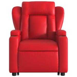 FAUTEUIL massant et chauffant, électrique en cuir rouge, modèle REDCOOL1