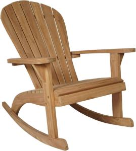 Fauteuil à bascule FRESNO, type rocking Chair en teck