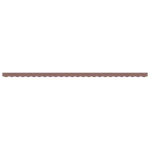 Lambrequin pour store banne 500 cm, marron