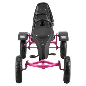 KART VOITURE à pédales 190 cm, vert ou rose