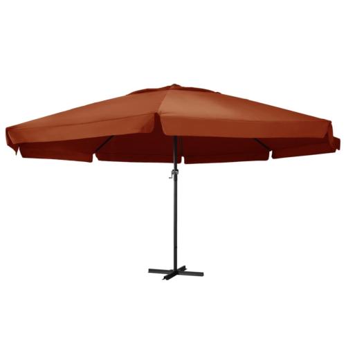 PARASOL aluminium, XXL 600 cm de diamètre, 8 coloris