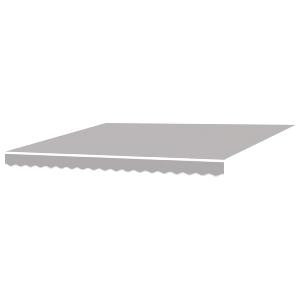 Toile rechange store banne 600 x 350 cm, gris clair