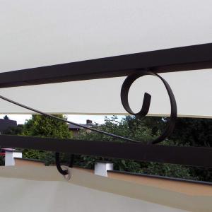 Tonnelle de Jardin 3 x 4 m avec Éclairage LED Solaire et Rideaux