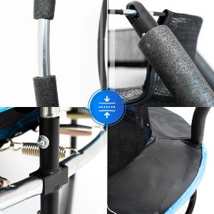 Trampoline avec Filet de Sécurité GOLD – Échelle & Housse Hivernale