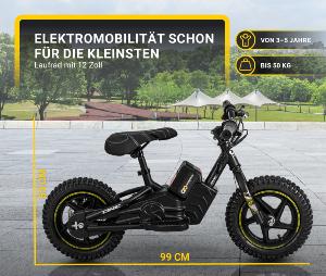 DRAISIENNE, VELO ELECTRIQUE enfant, 250 watts, roues 16, jaune