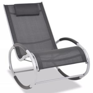 Rocking Chair de luxe en ALUMINIUM