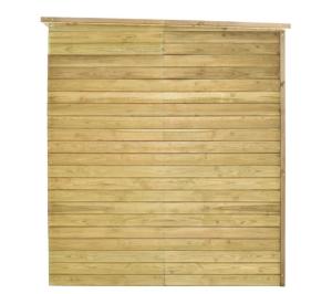 ABRI, RANGEMENT de jardin adossable, 315 cm, en bois