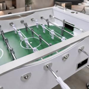 BABY-FOOT, design blanc, 85 kg, barres télescopiques