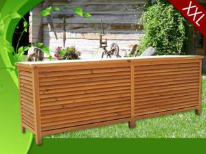 COFFRE DE RANGEMENT en bois massif, 170 cm