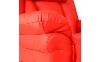 FAUTEUIL inclinable, massant et chauffant, électrique en cuir rouge, REDCOOL3
