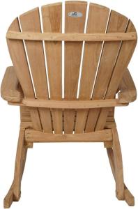 Fauteuil à bascule FRESNO, type rocking Chair en teck