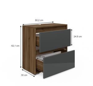 MEUBLE BAS salle de bain, design, modèle ROYAL